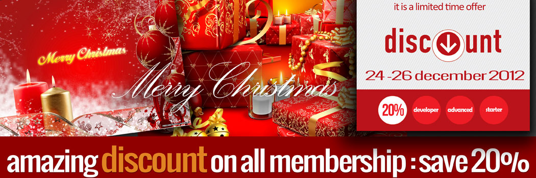 Merry Christmas to all of our Members and 20% Discount on Membership - D5 Creation