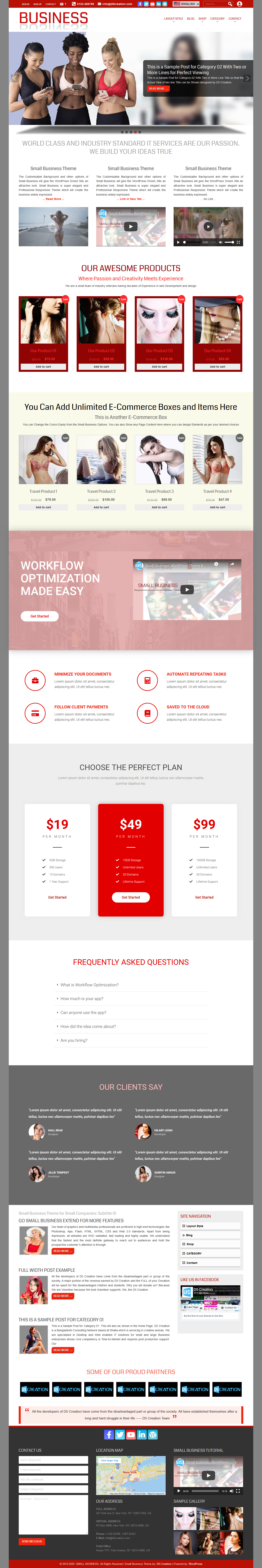 Small Business WordPress Theme