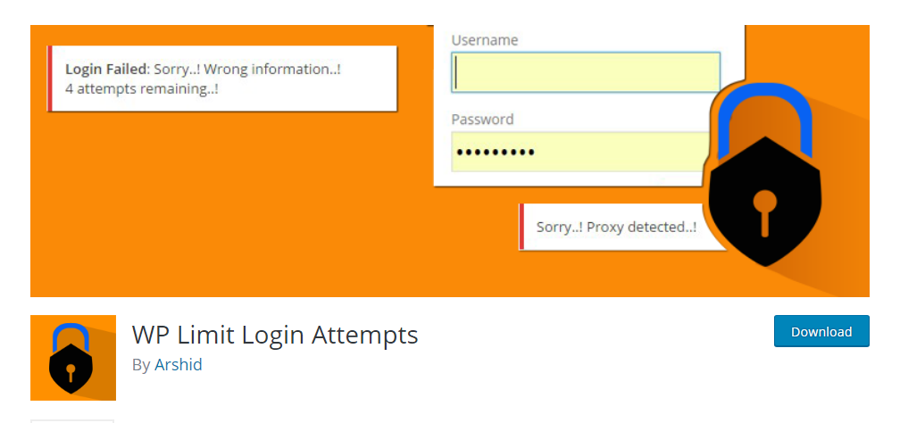 Login attempt failed