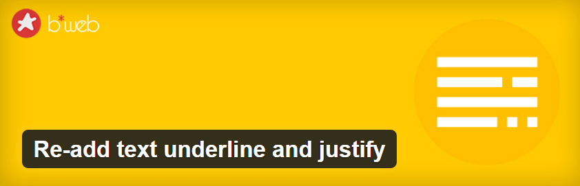 Re-add text underline and justify in WordPress 4.7+