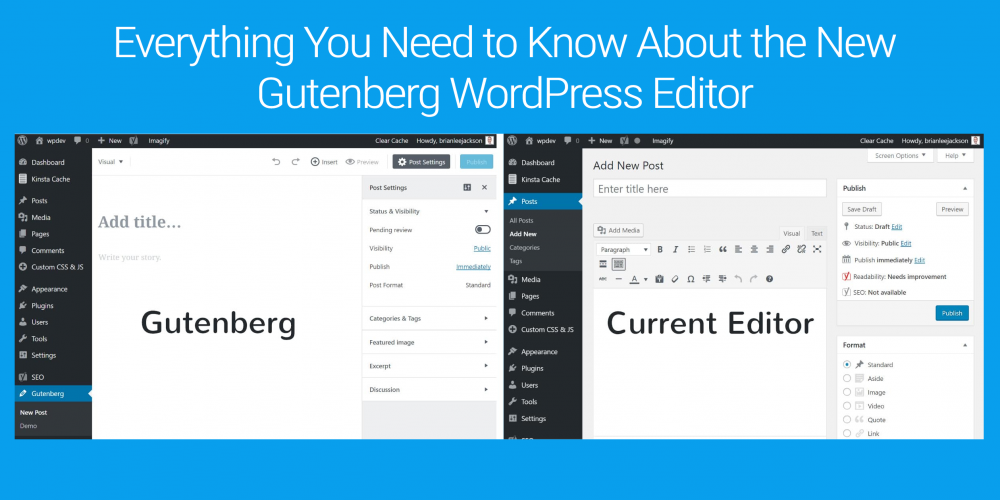New Gutenberg WordPress Editor